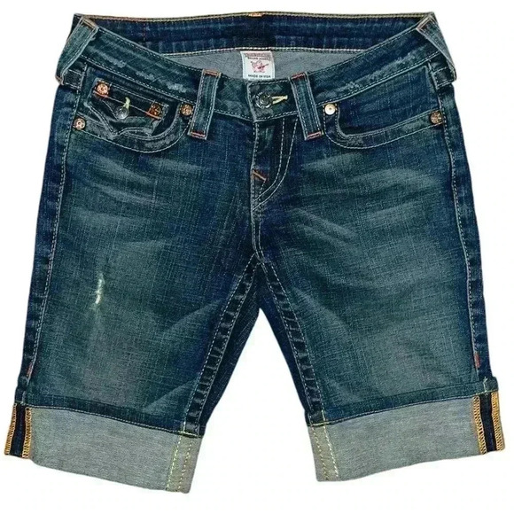 True Religion Bermuda Jean Short - Picture 1 of 5